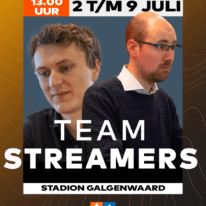 IM Nick Maatman (l) en IM Stefan Kuiper
